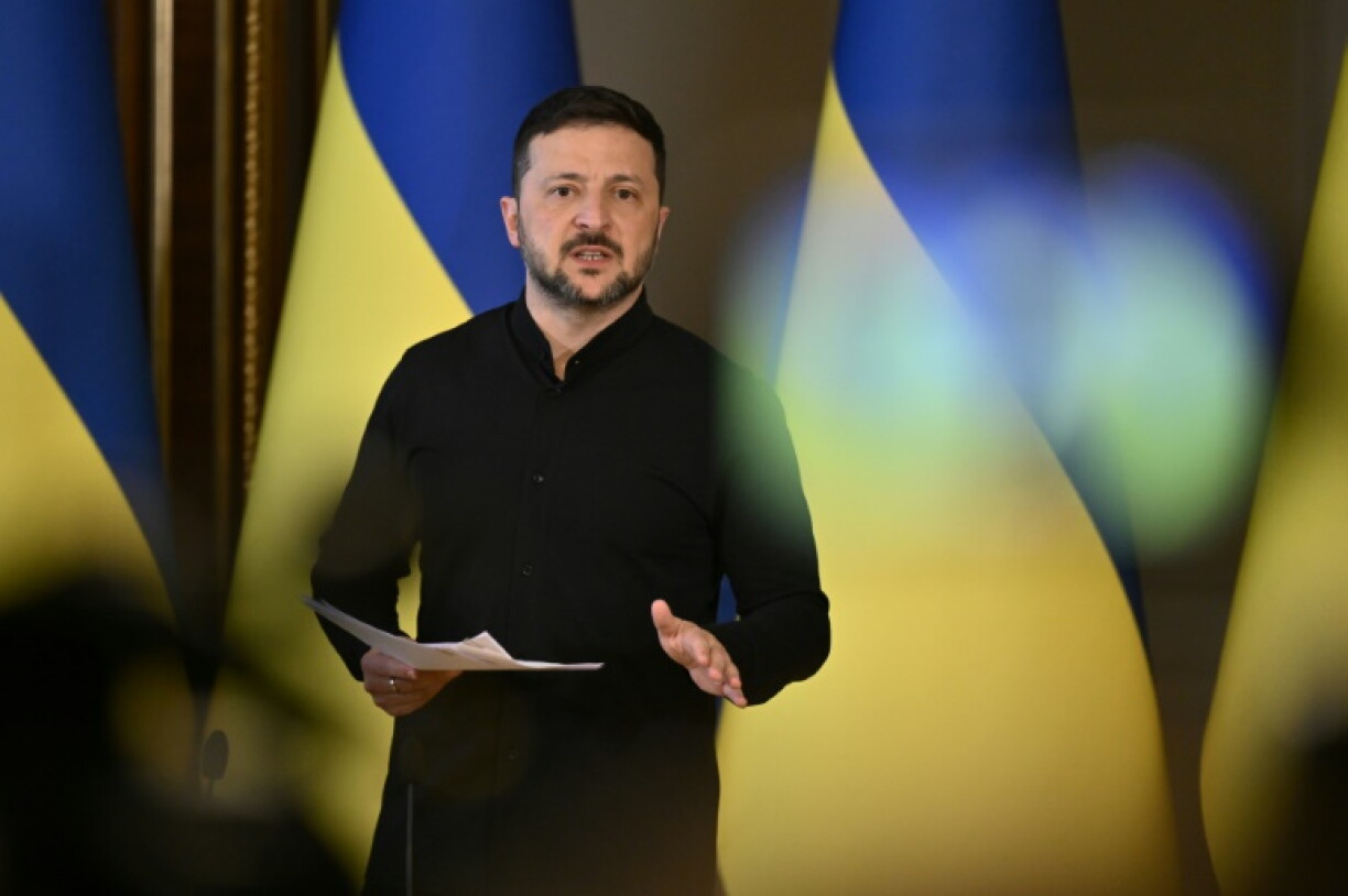 Le président ukrainien.