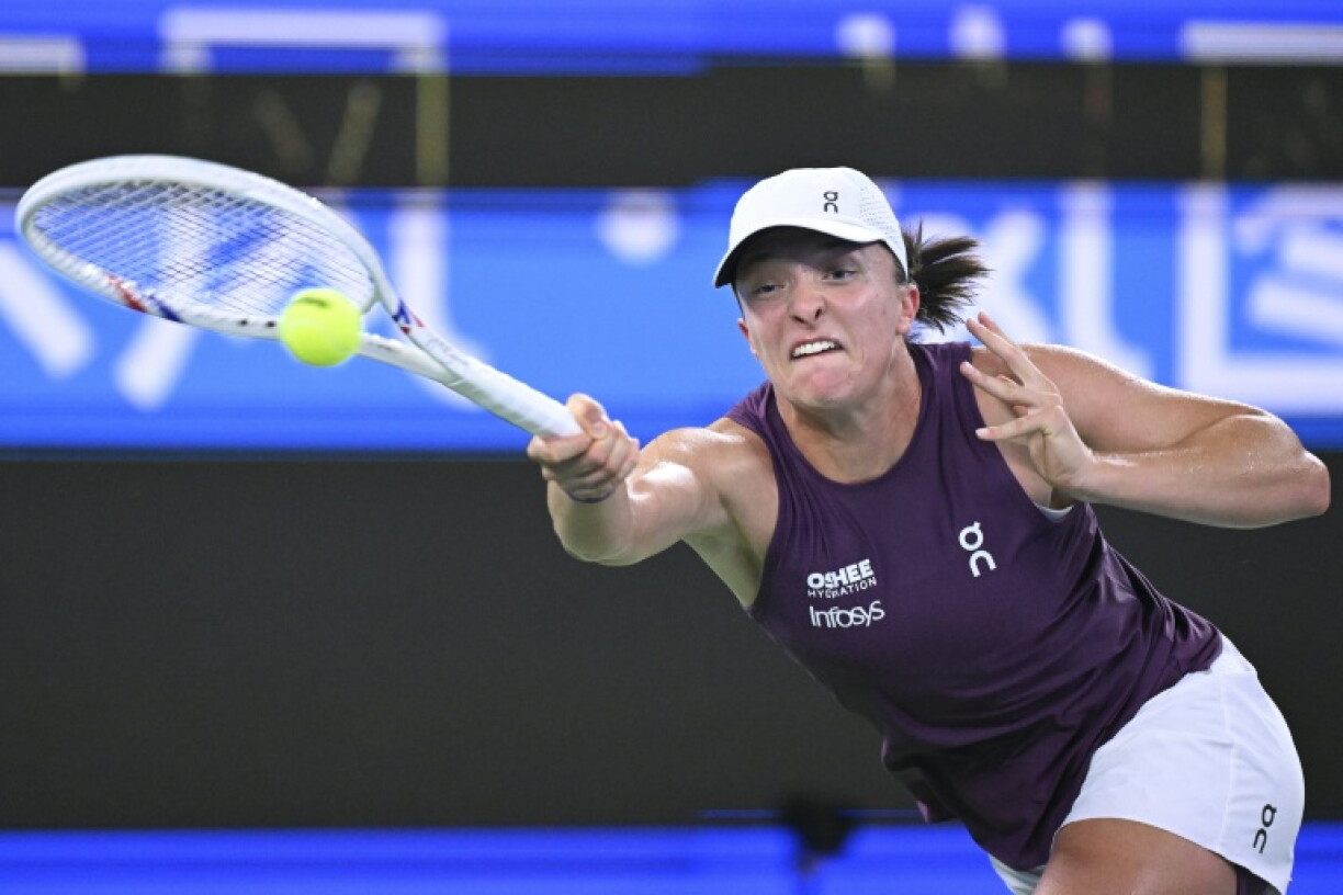 Iga Swiatek is bidding for a place in next month's WTA Finals