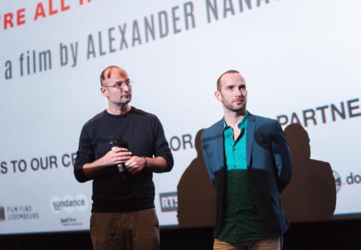 Alexxander Nanau présentait son film avec Bernard Michaux (Samsa Film)