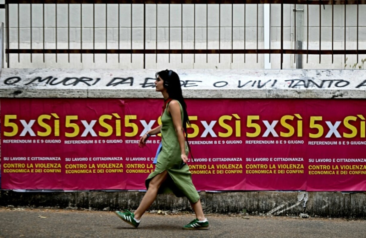 The referendum seeks to ease citizenship rules, with non-EU adult residents able to apply for citizenship after living in Italy for five years if approved