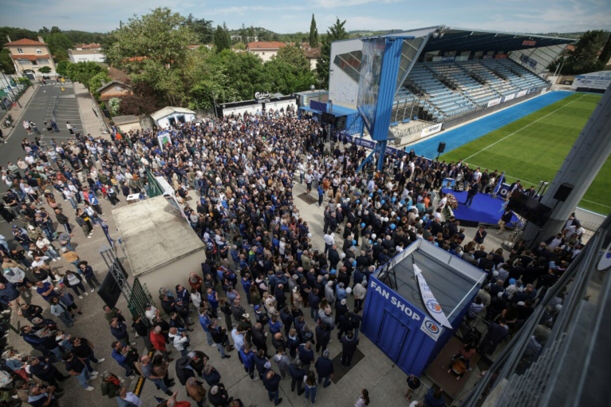 More than 1,500 people attended a ceremony to remember Josaia Raisque at Castres' Stade Pierre-Fabre last Saturday