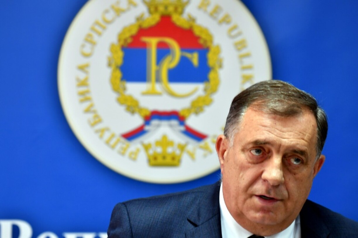 Milorad Dodik, the hardline nationalist leader of the Bosnian Serb statelet, Republika Srpska