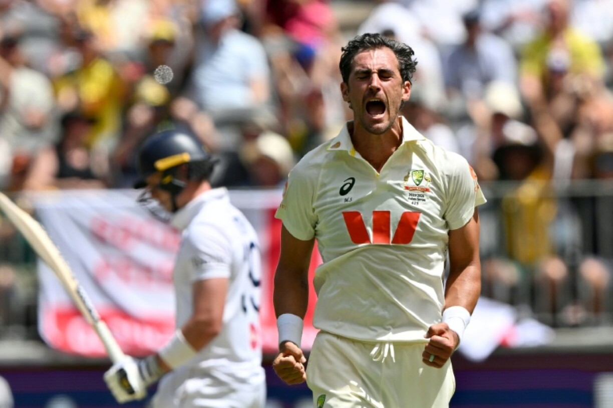 Australia’s Mitchell Starc took seven wickets in the first Ashes Test