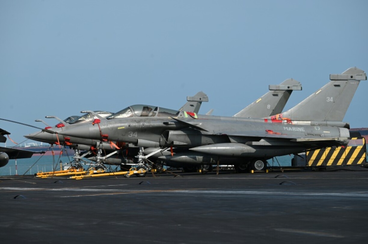 French Rafale Marine fighter jets
