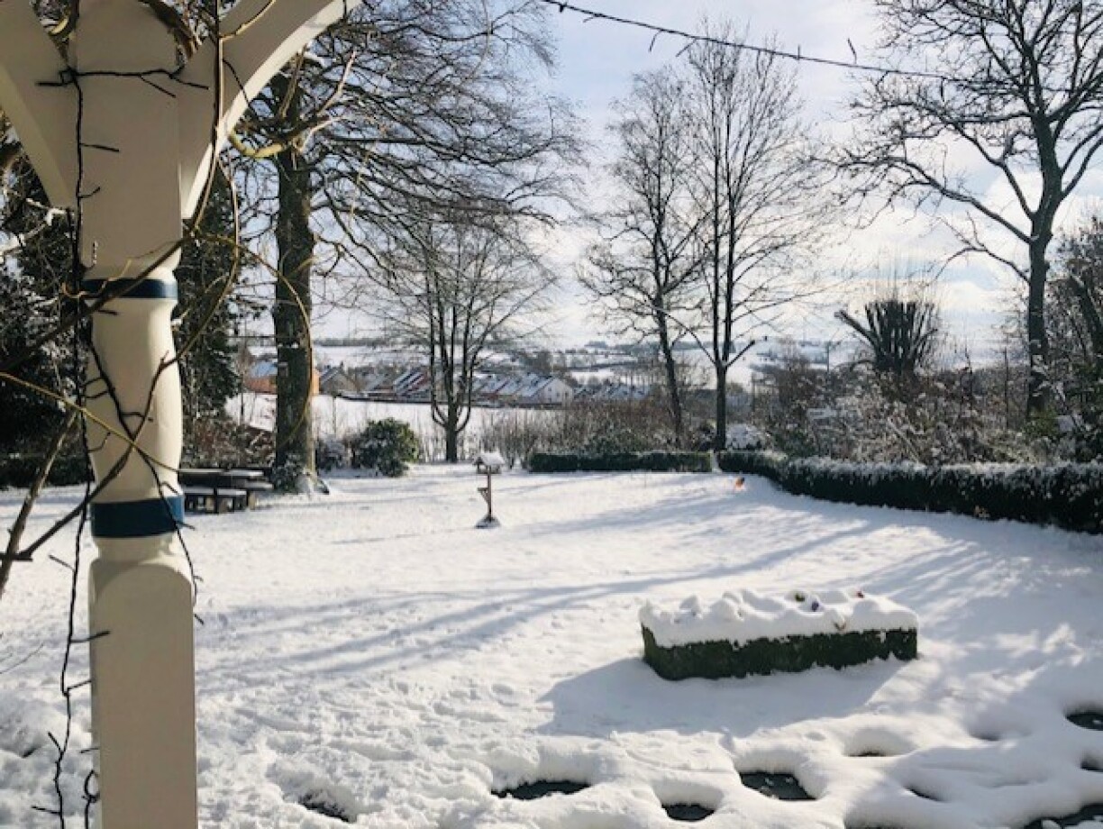 L'Oesling recouvert d'un beau manteau blanc ce mercredi.
