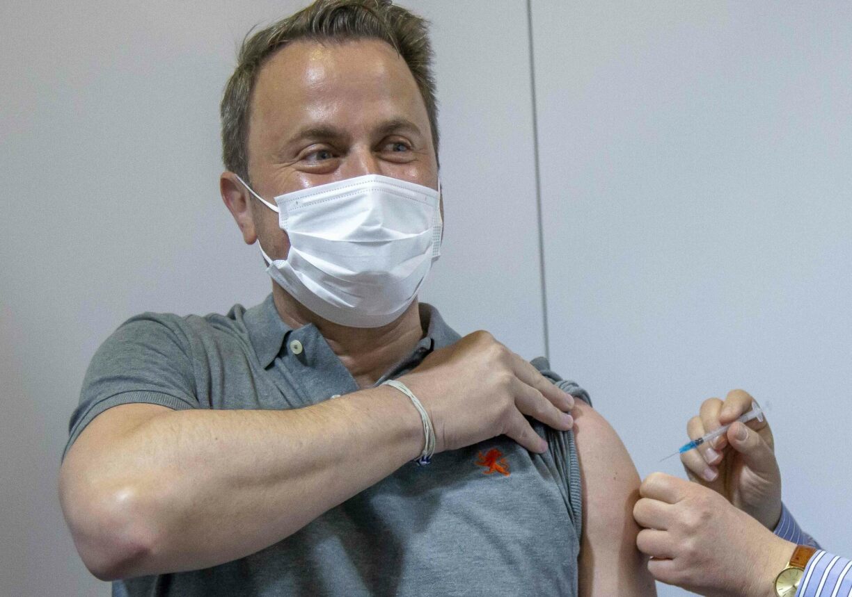 Bettel received his first Covid-19 vaccination in May 2021.