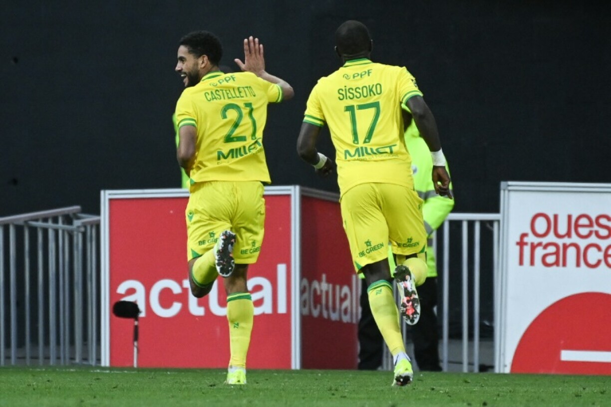 Le défenseur Jean-Charles Castelletto a offert la victoire à Nantes samedi à Lorient en Ligue 1