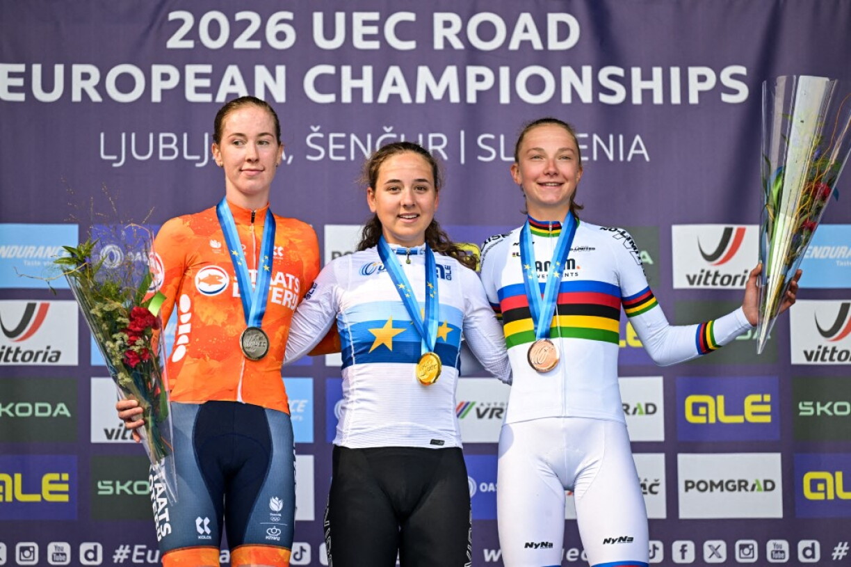 Nienke Vinke (NL), Mara Winter(CH), Viktória Chladonová (SLO)