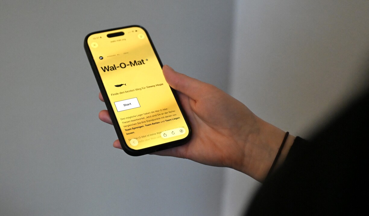 Um Smartphone geet de Wal-O-Mat selbstverständlech och