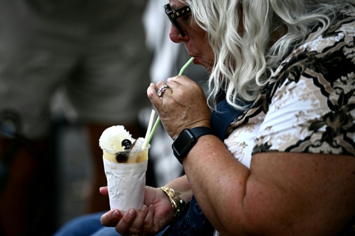 The Roman-style shaved ice is colourful, cheap and refreshing like no other