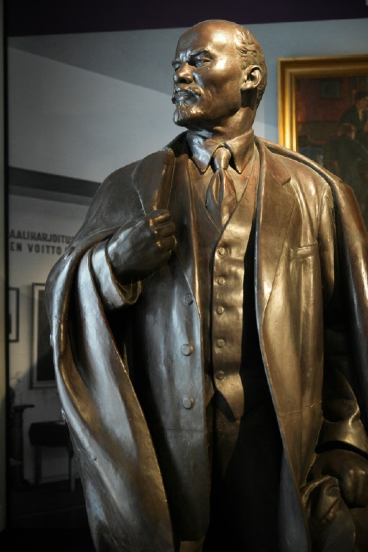 The rebranded Lenin Museum still houses a statue of its erstwhile namesake