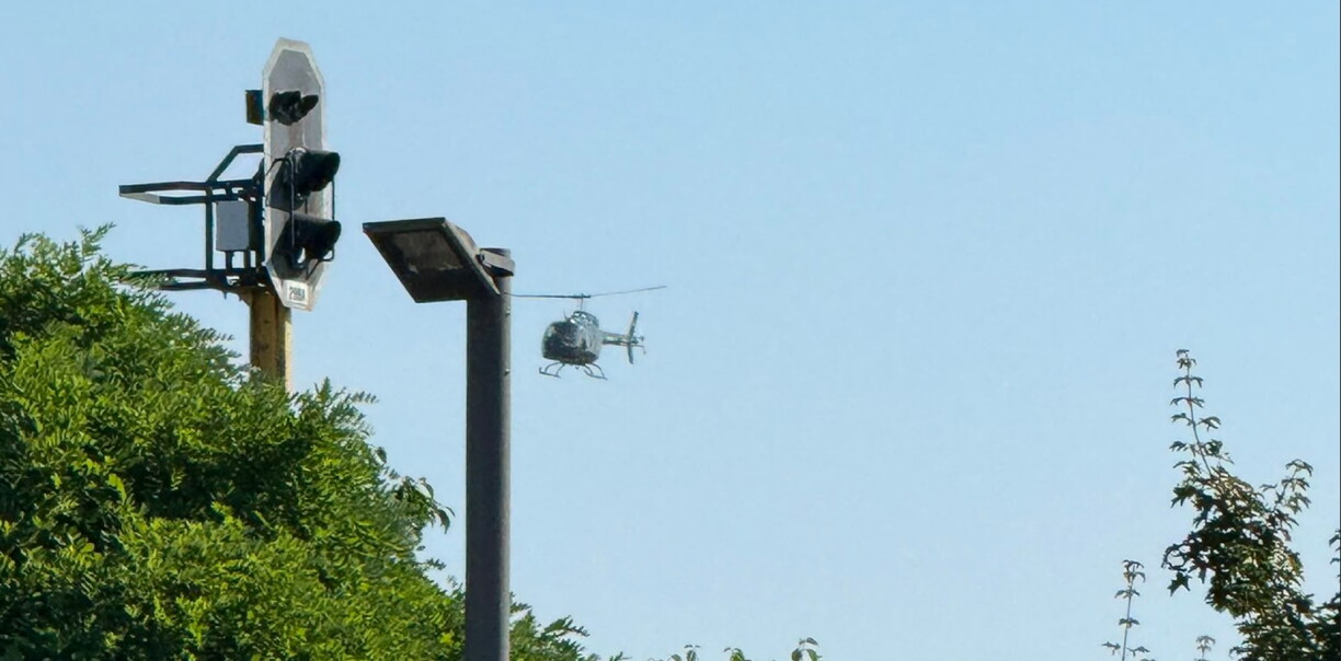 En Donneschdeg de Moie war den Helikopter zu Zolwer ze gesinn