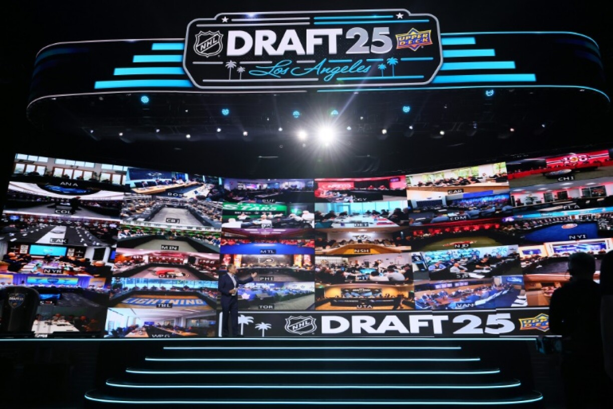 NHL commissioner Gary Bettman speaks before the first round of the 2025 NHL Draft