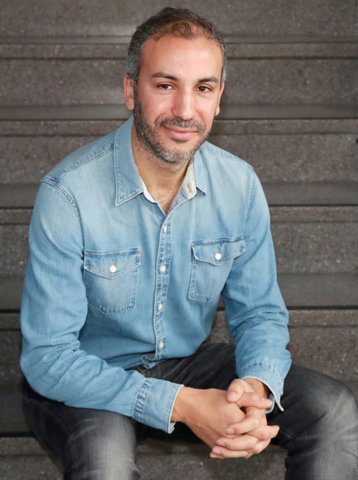 L'auteur et metteur en scène Mohamed El Khatib le 10 novembre 2016 à Paris