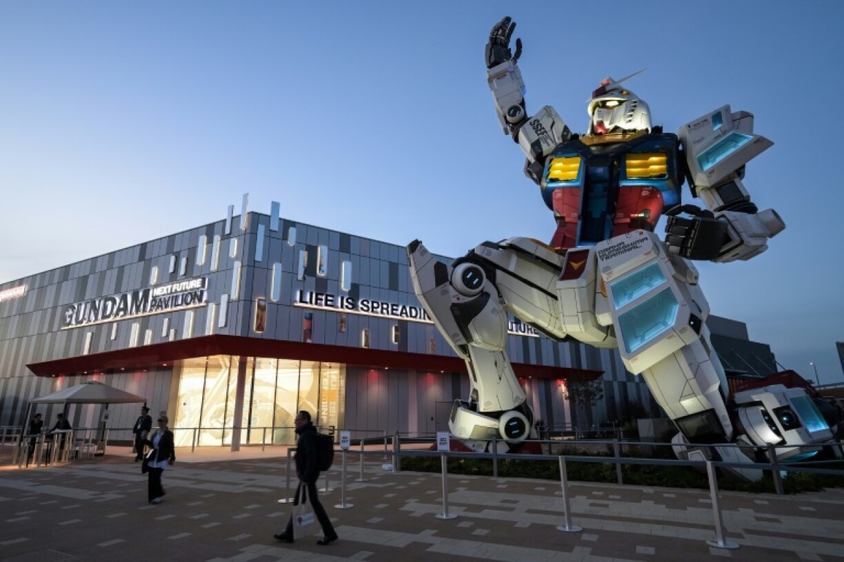 The Gundam pavilion at the 2025 Osaka Expo
