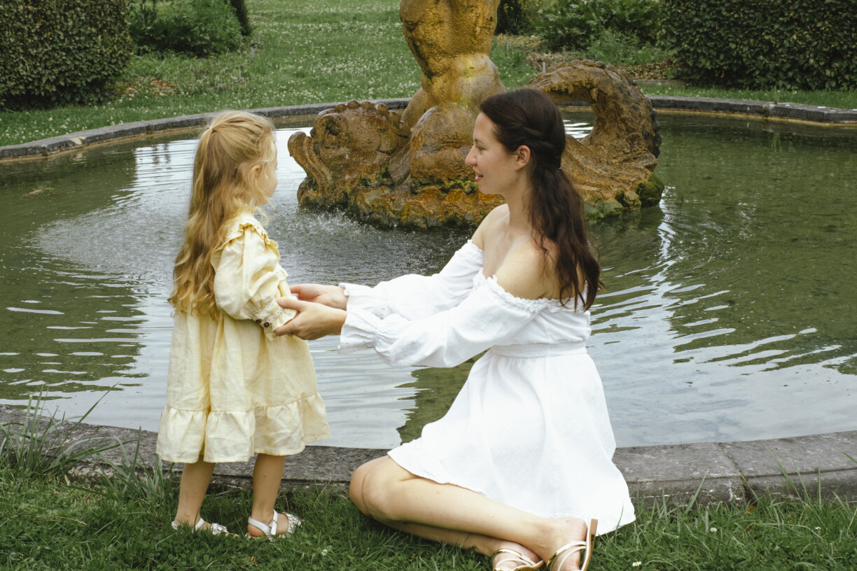 Hanna with her daughter