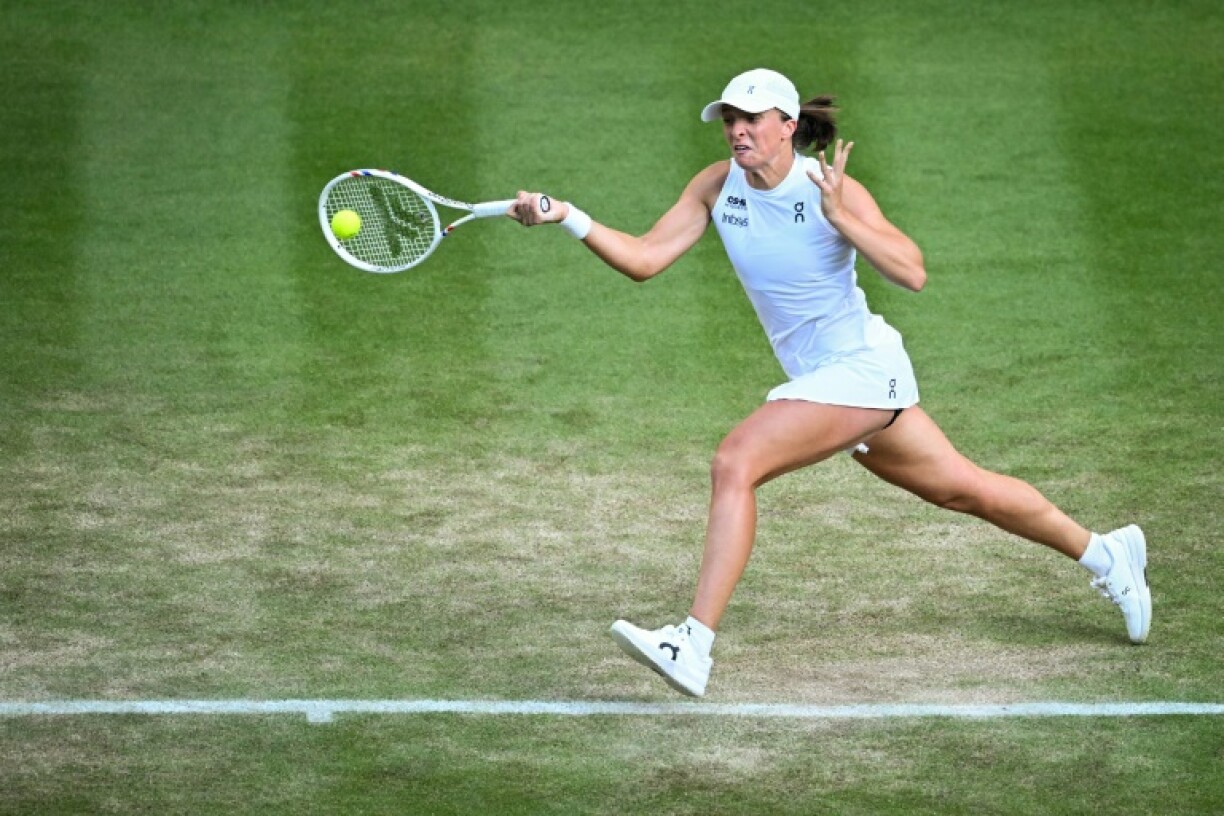 Poland's Iga Swiatek is into the Wimbledon quarter-finals