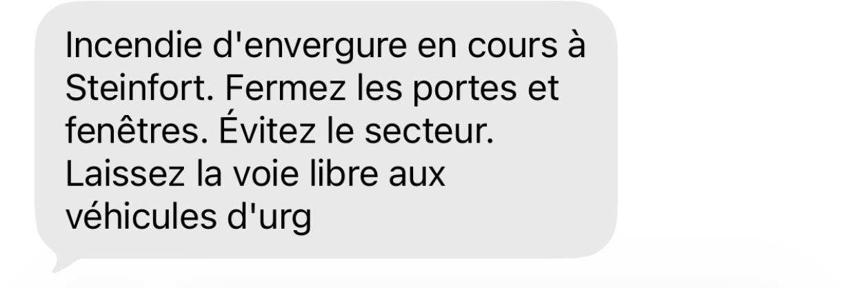 Dëse Message kruten d'Awunner aus der Gemeng Stengefort