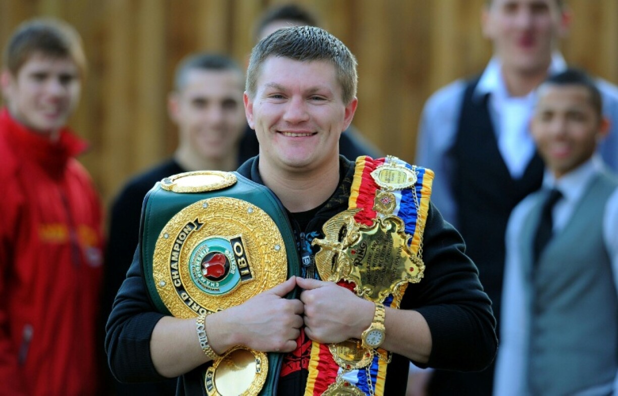 Late British boxer Ricky Hatton won 45 of his 48 professional fights