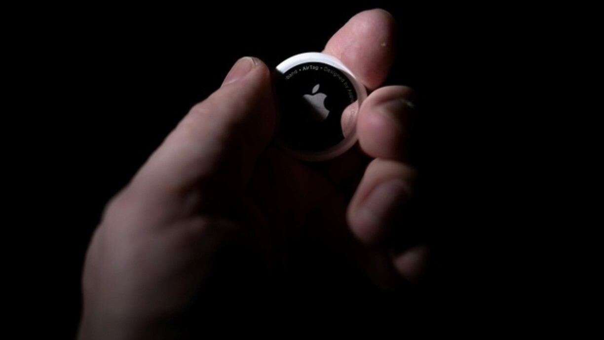 Un Air Tag d'Apple, le 13 février 2023 à Washington