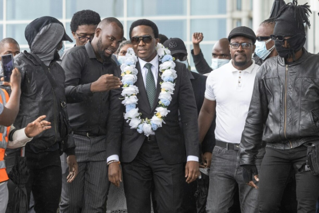 Mozambique opposition leader Venancio Mondlane arrived at Maputo International Airport after more than two months in an unknown location