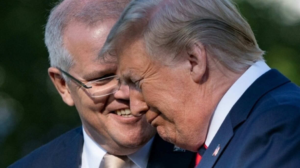 Scott Morrison an Donald Trump