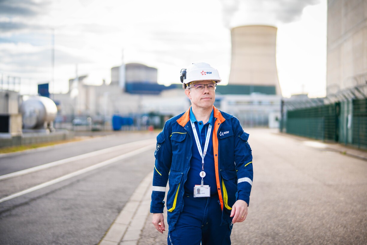 Nicolas Bachelet travaille depuis six ans à la centrale de Cattenom. Auparavant il a occupé plusieurs postes à la centrale nucléaire de Fessenheim, définitivement arrêtée en 2020.