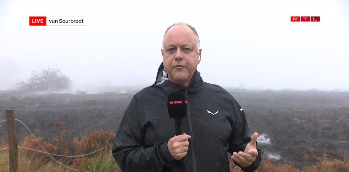 Notre journaliste Jeannot Ries s'est rendu sur les lieux des incendies, en Belgique.