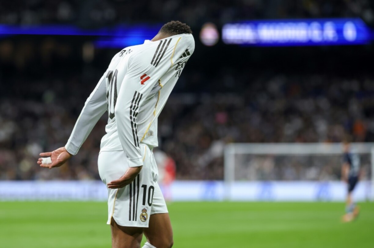 Le buteur prolifique du Real Kylian Mbappé a été muselé par la défense du Celta Vigo vainqueur au stade Santiago-Bernabeu, le 7 décembre 2025