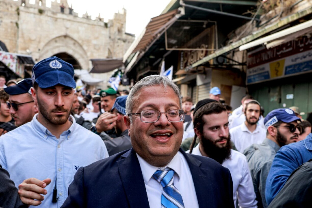 Le ministre israélien Itamar Ben Gvir, le 26 mai 2025 à Jérusalem