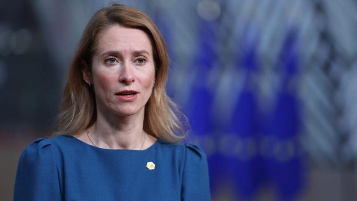 The Prime Minister of Estonia, Kaja Kallas