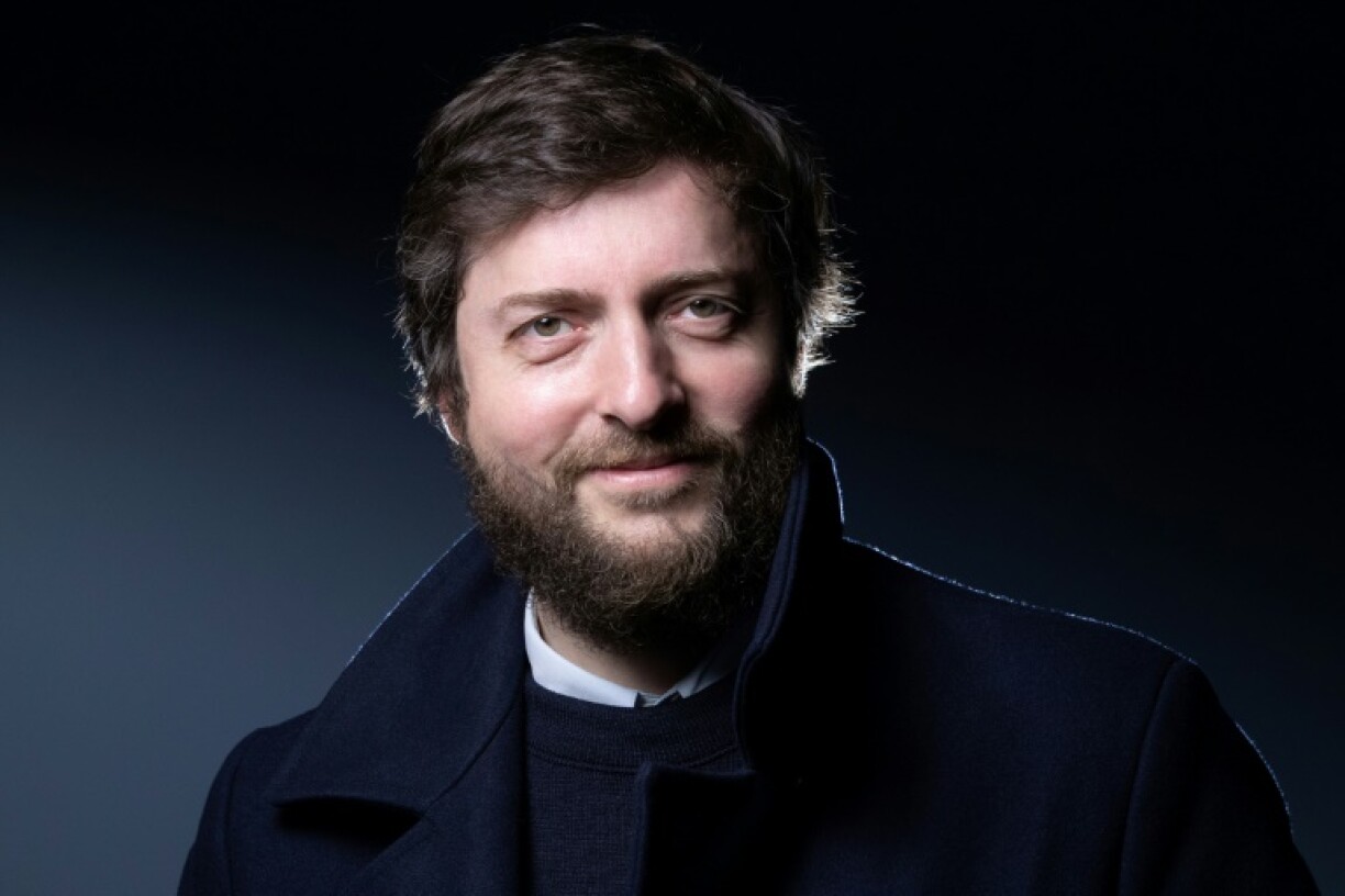 L'auteur de bande dessinée Matthieu Bonhomme, le 23 mars 2021 à Paris