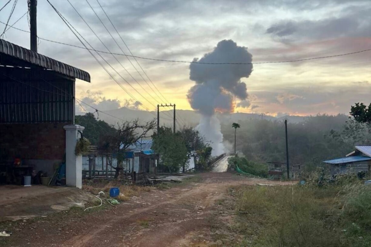 Explosion dans la province cambodgienne de Pursat, près de la frontière thaïlandaise, le 13 décembre 2025
