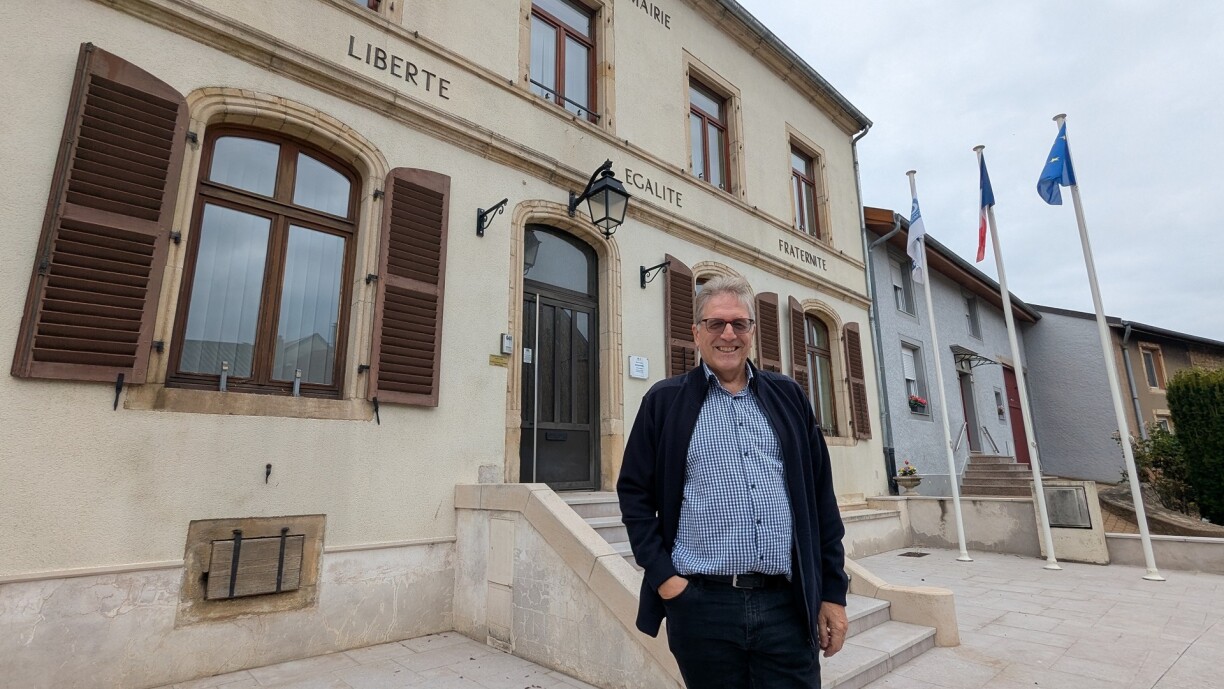 Denis Baur, maire de Kanfen.