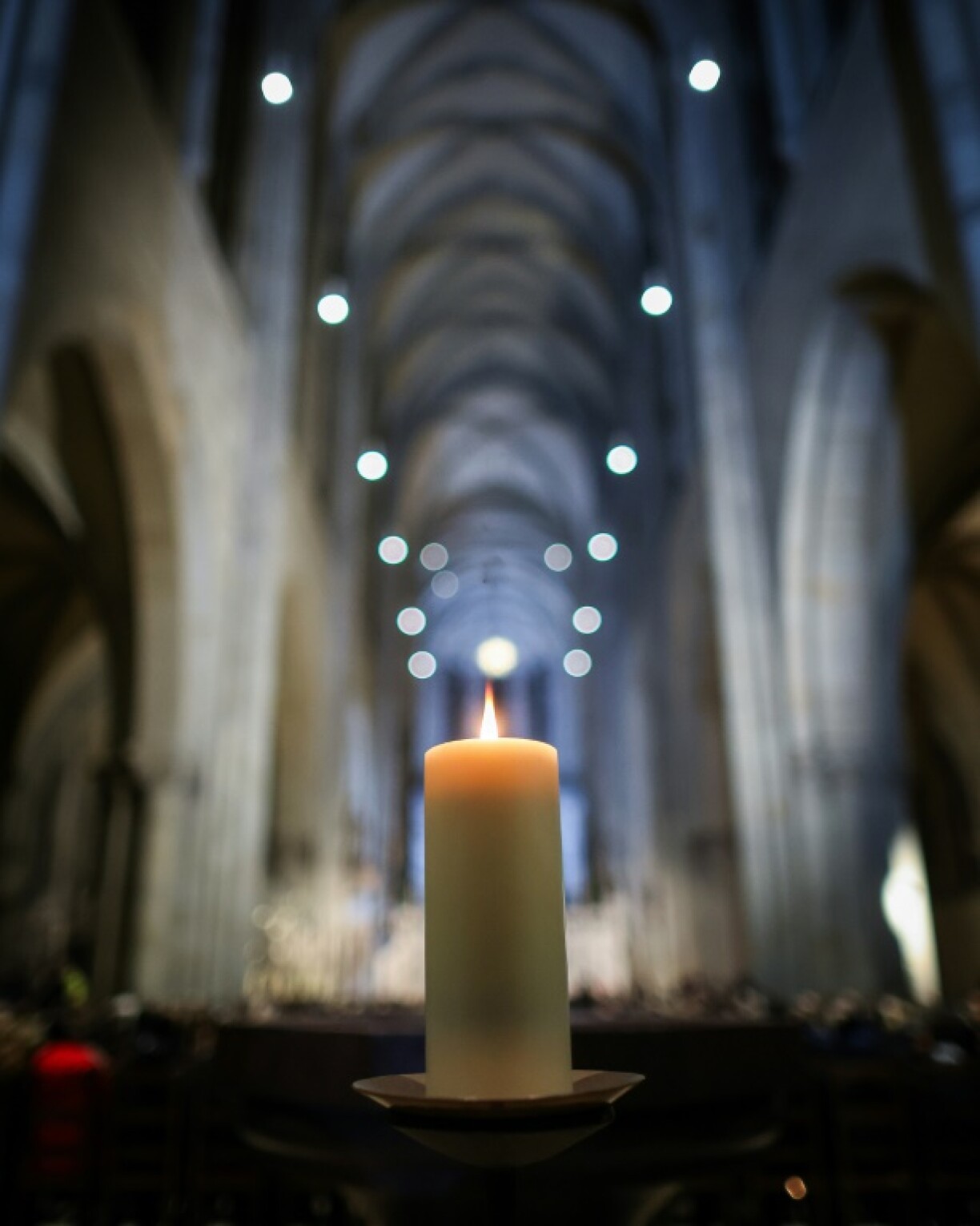 Scholz and other politicians joined a memorial service in Magdeburg