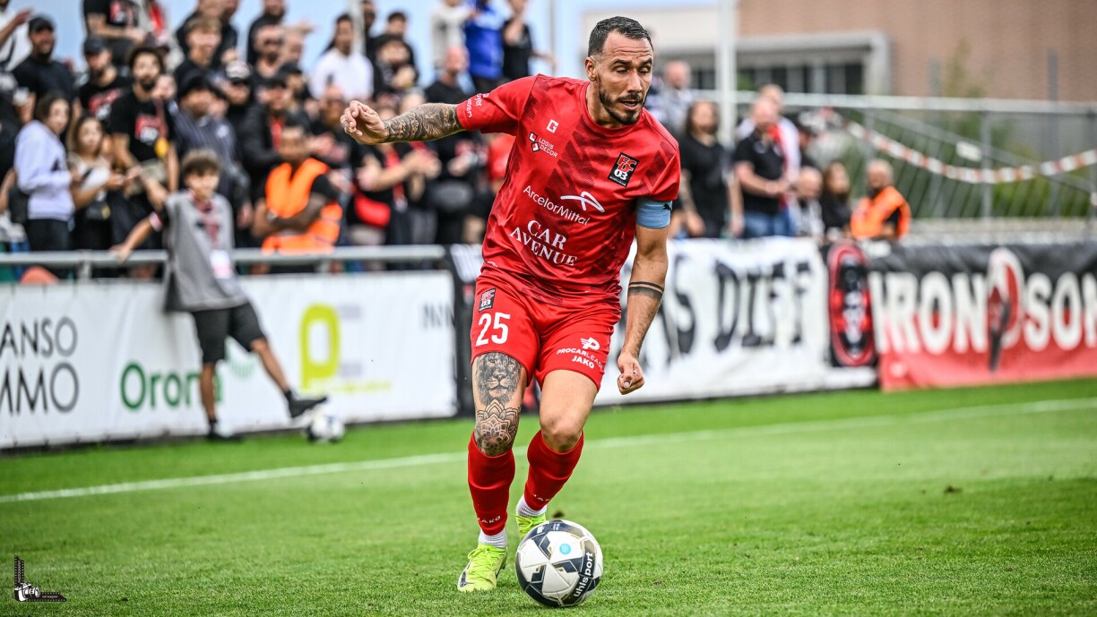 Geoffrey Franzoni regrette les erreurs qui coûtent très cher mais le capitaine differdangeois pense qu’il y a encore la place pour un exploit.