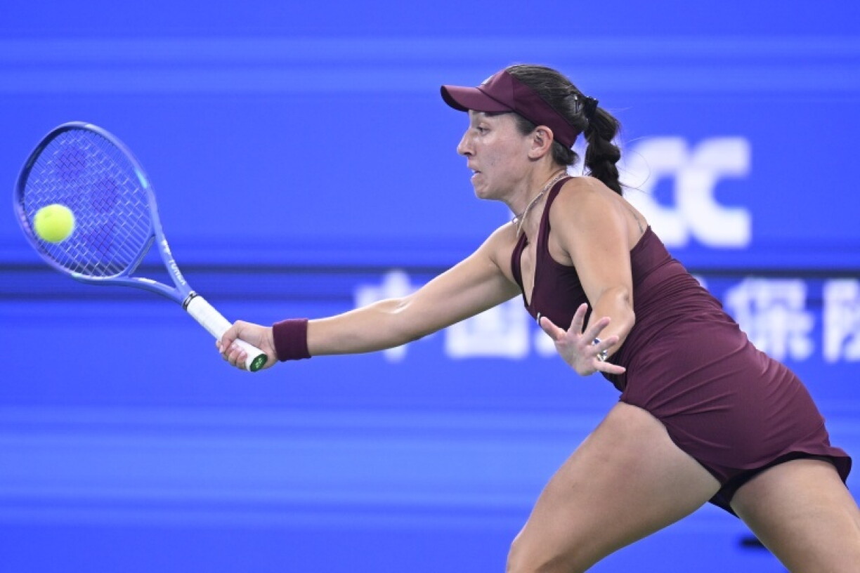 USA's Jessica Pegula squandered three match points before exiting to Latvia's Jelena Ostapenko