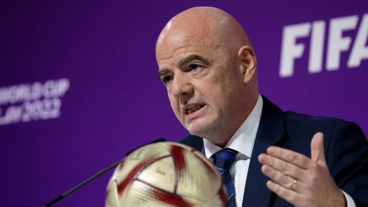 De FIFA-President Gianni Infantino.