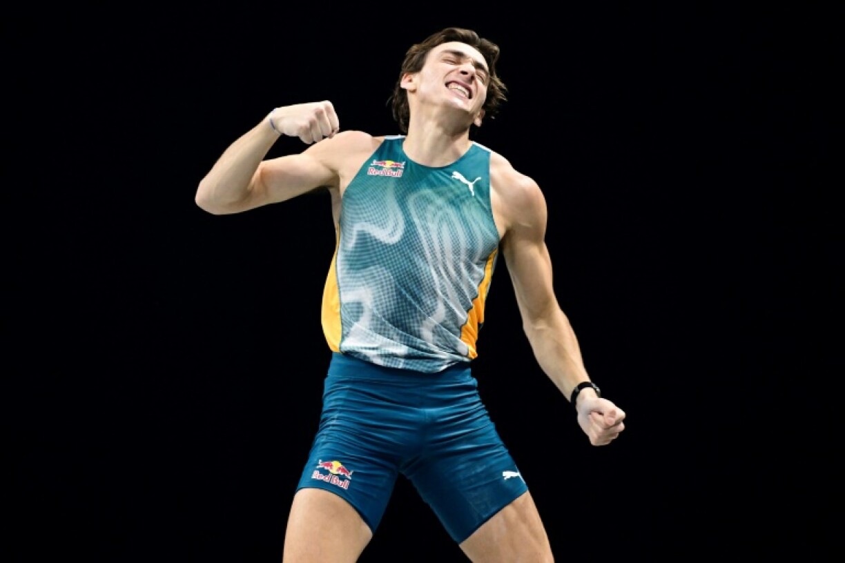 'Shake off the rust': Armand Duplantis celebrates after clearing 6.10m in Berlin on Friday