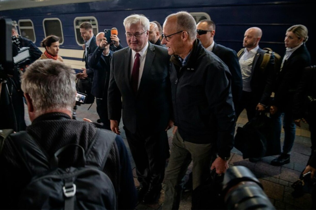 German Chancellor Friedrich Merz's surprise visit was a show of solidarity for Ukraine from European backers