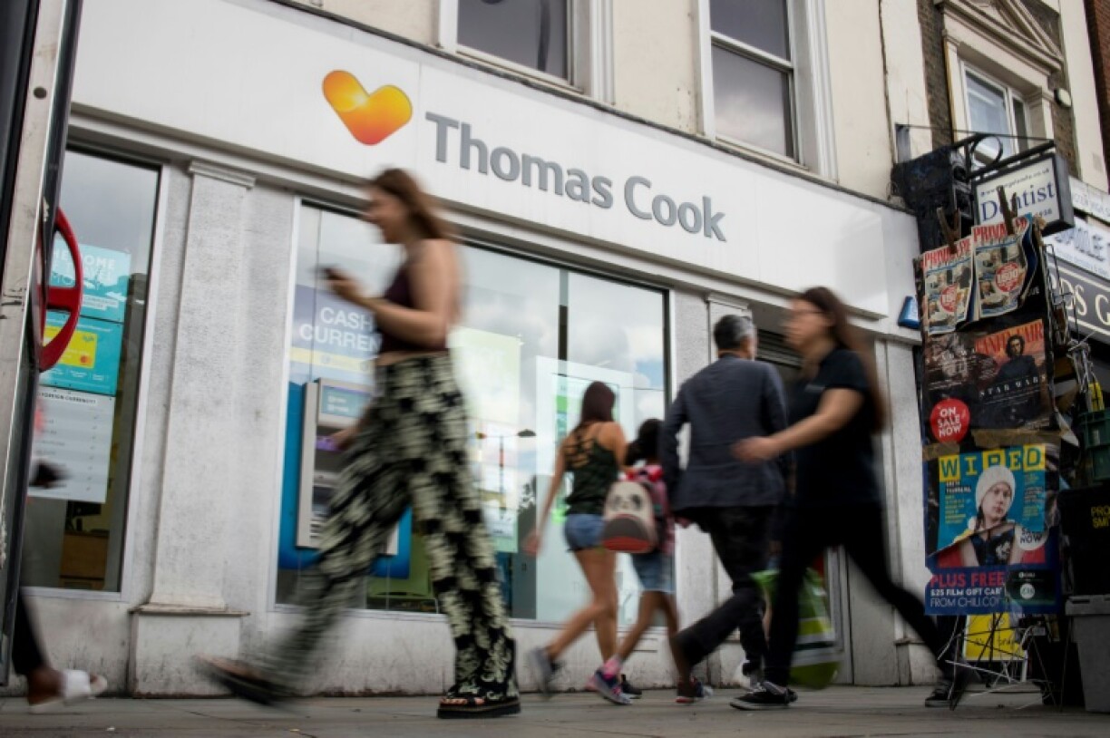 Une agence Thomas Cook à Londres, en juillet 2019