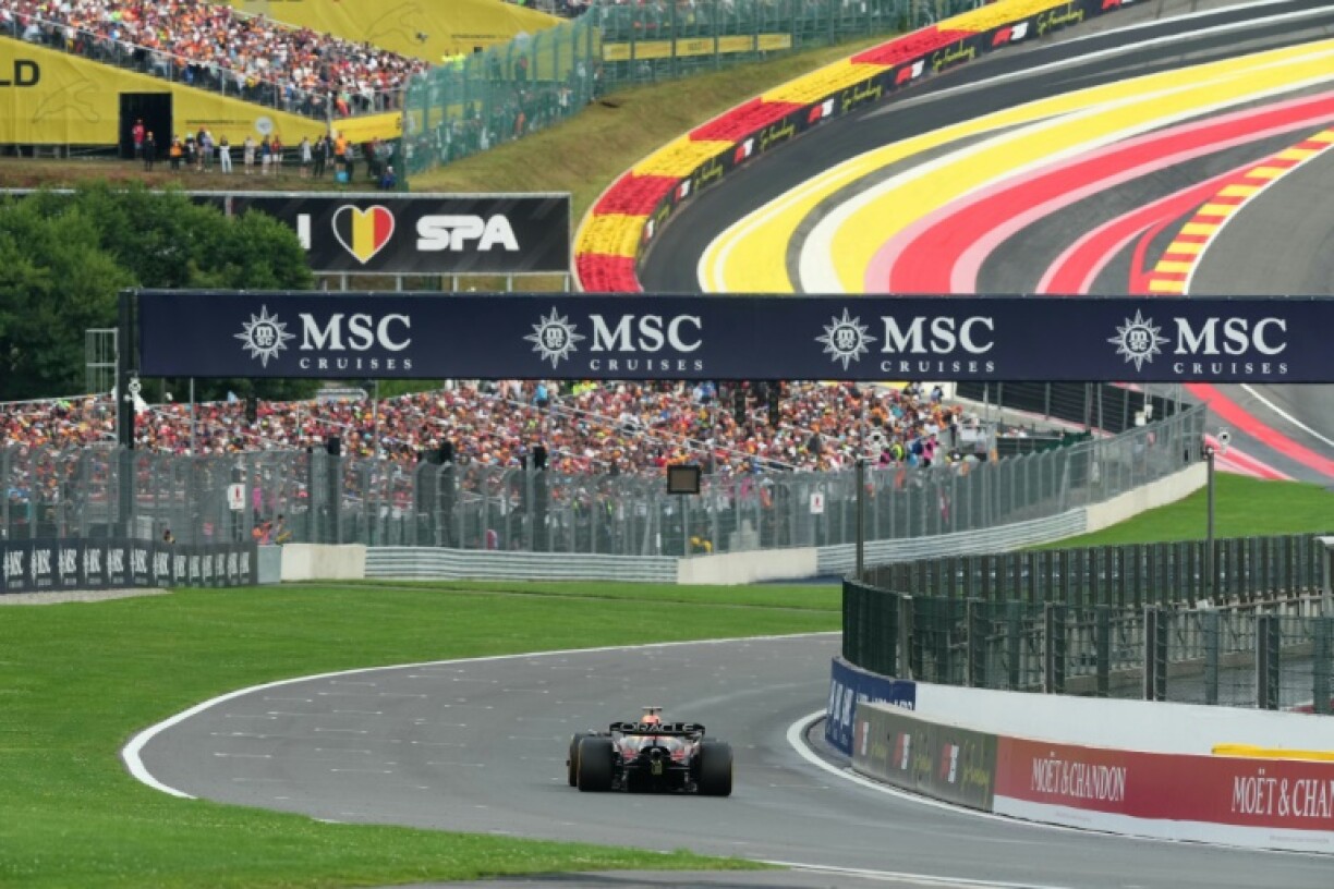 Red Bull Racing's Dutch driver Max Verstappen was unhappy with the decision to delay the Belgian Grand Prix following heavy rain
