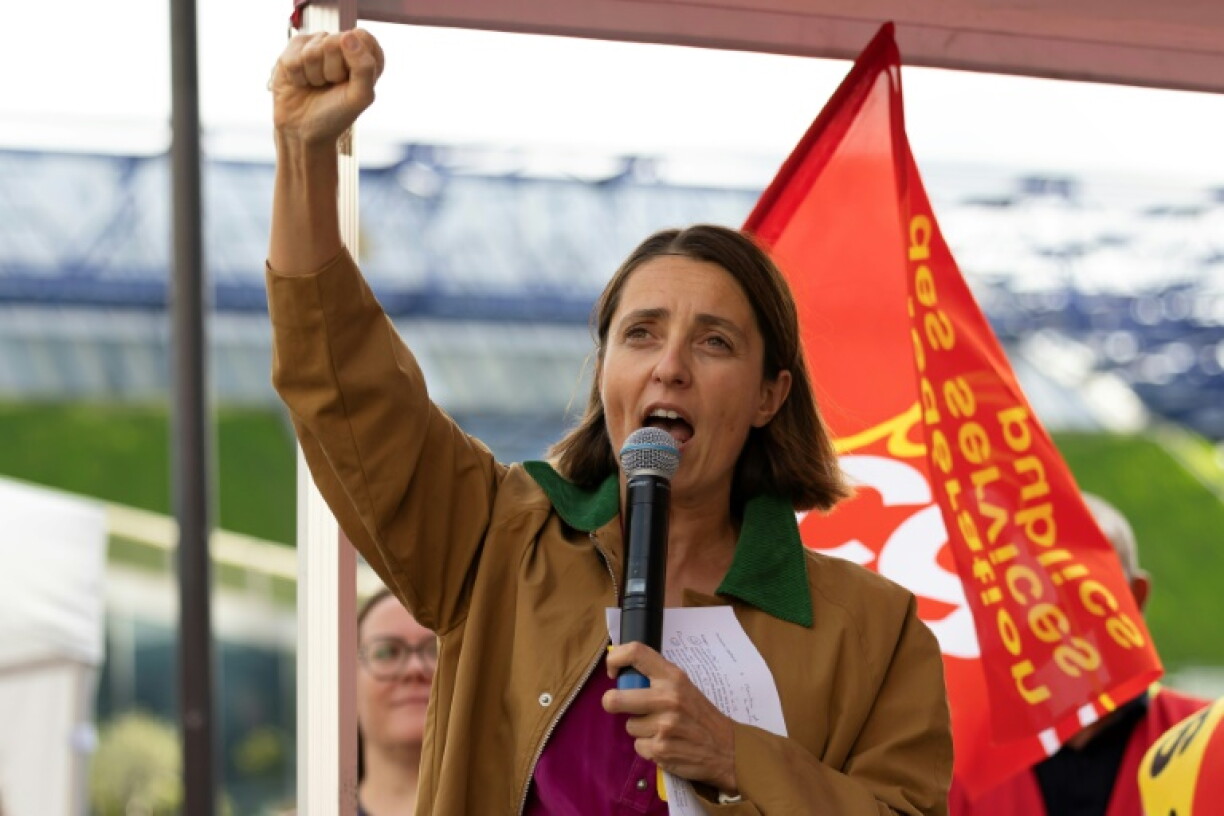 La sécrétaire générale de la CGT, Sophie Binet, le 8 septembre 2026 à Paris