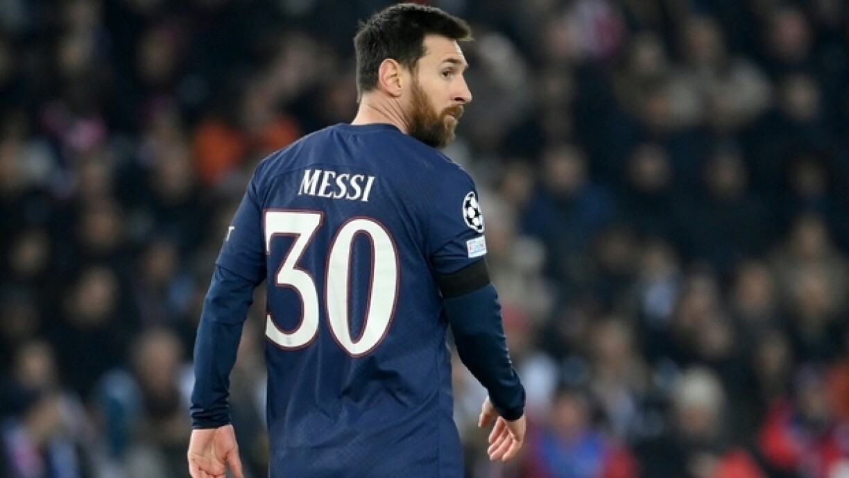 L'attaqaunt argentin du Paris SG Lionel Messi lors du 1/8e de finale aller de Ligue des champions face au Bayern Munich le 14 février 2023 à Paris