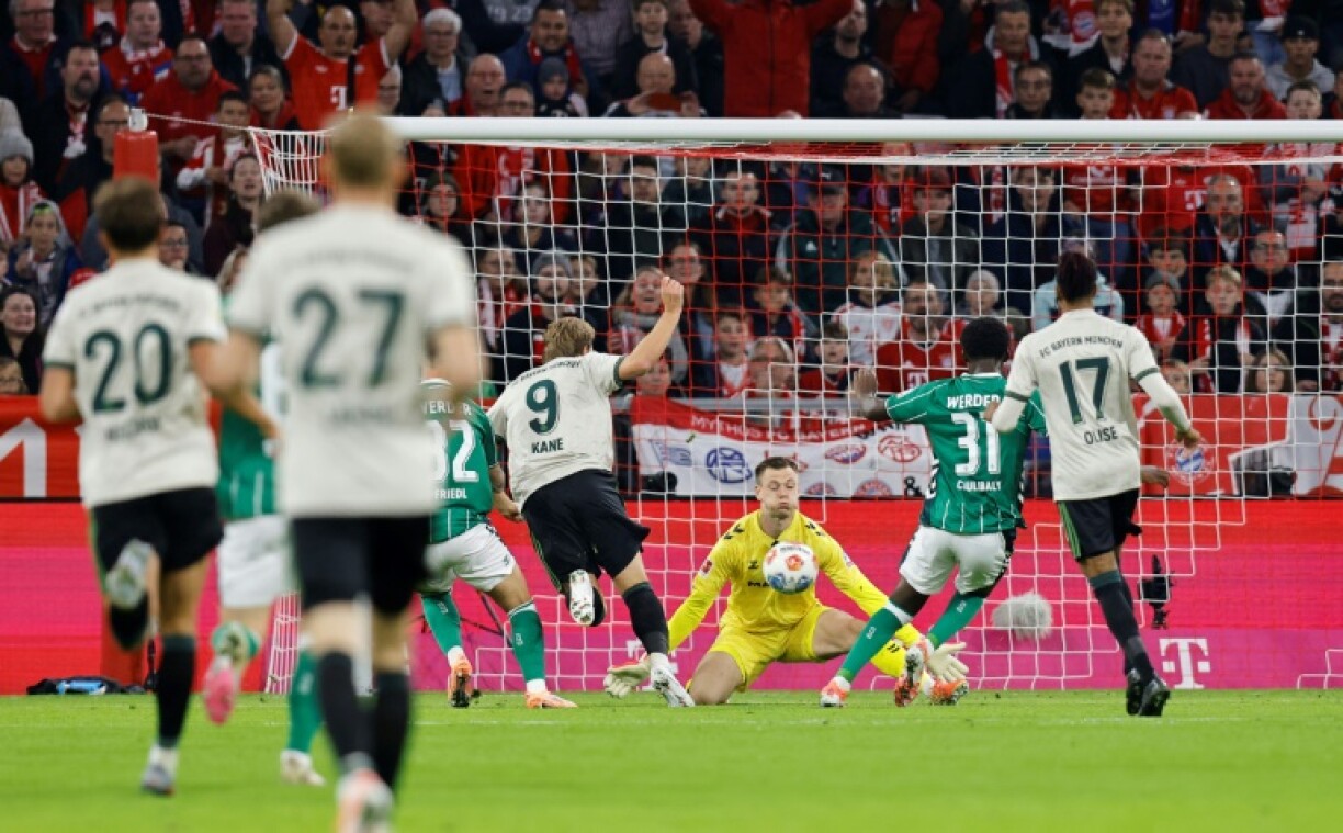 Harry Kane dismissed talk of a move away from Bayern Munich after his brace in a 4-0 win over Werder Bremen