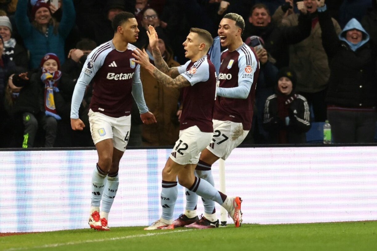 Jacob Ramsey (left) put Aston Villa in front against West Ham