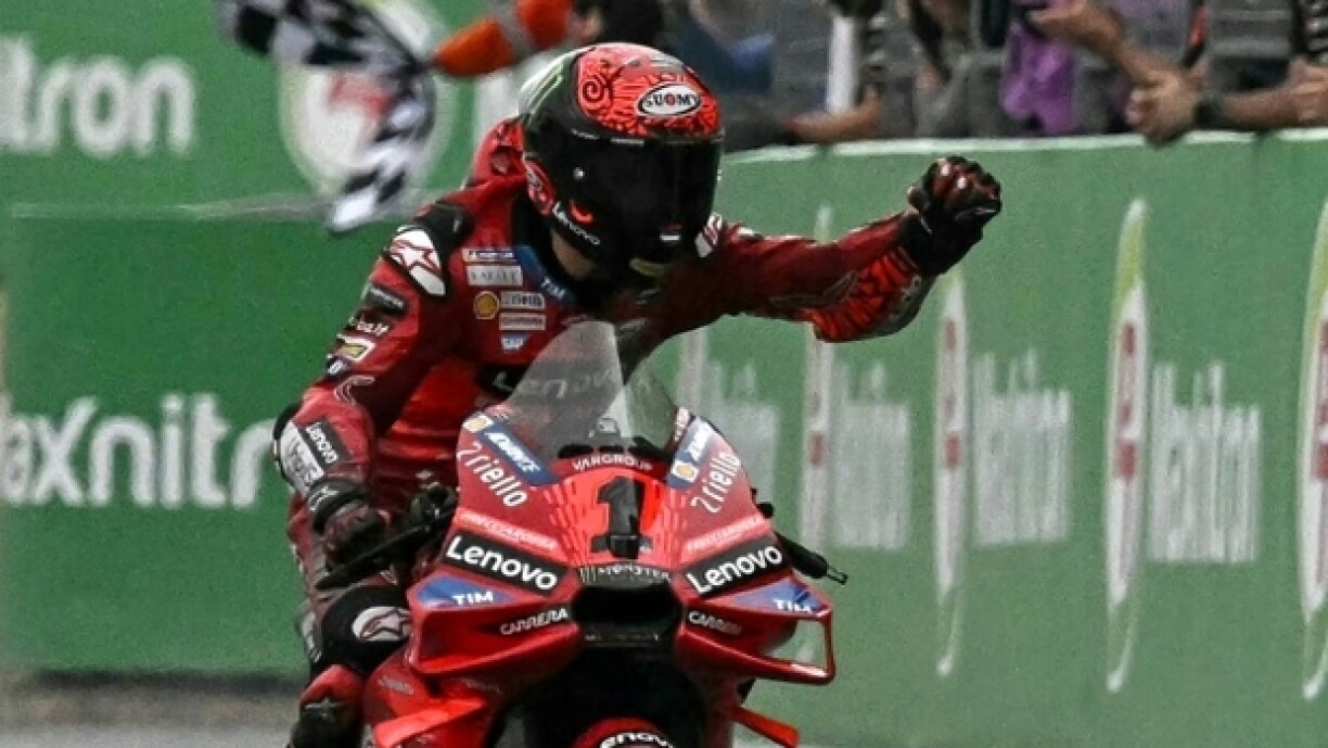 De Francesco Bagnaia bei senger Victoire an Thailand