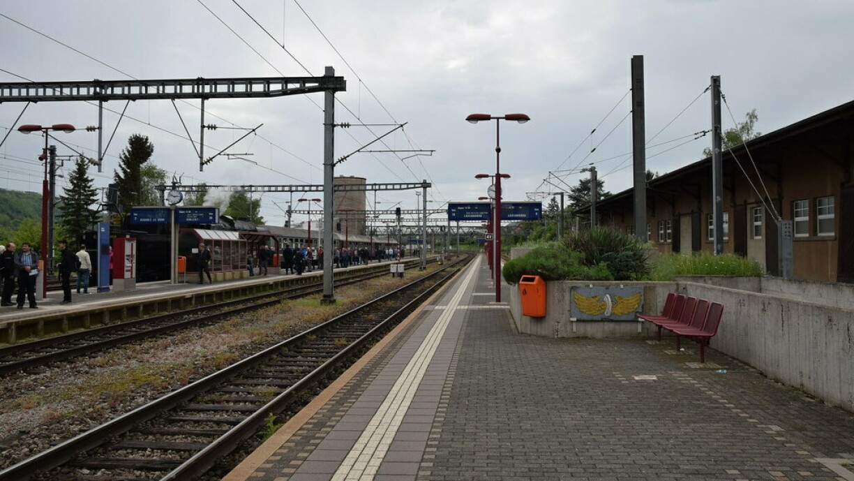 La gare de Wasserbillig (archive)