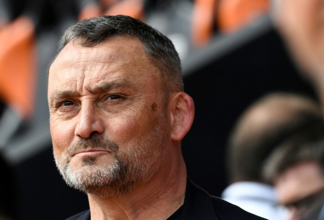 L'entraîneur de Lens Franck Haise, lors d'un match à Lorient, le 21 mai 2023