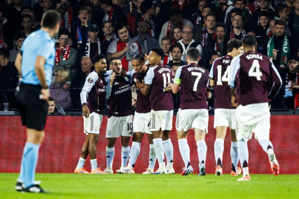 Aston Villa made it two wins from two in Europe after handing Feyenoord their second straight loss in the league phase